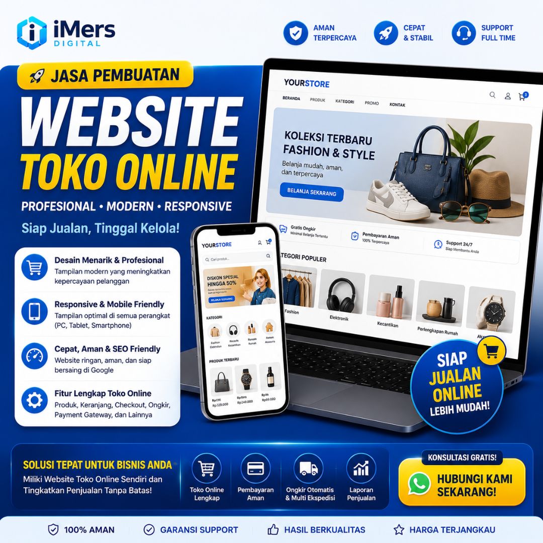 Jasa Pembuatan Website Toko Online